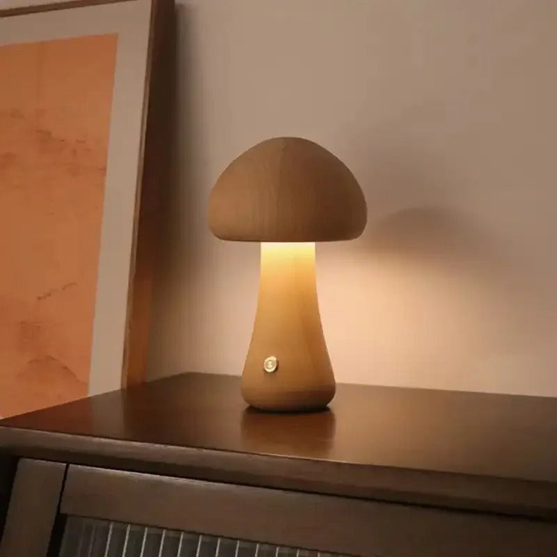 Myslampa i Ægte Tr og LED